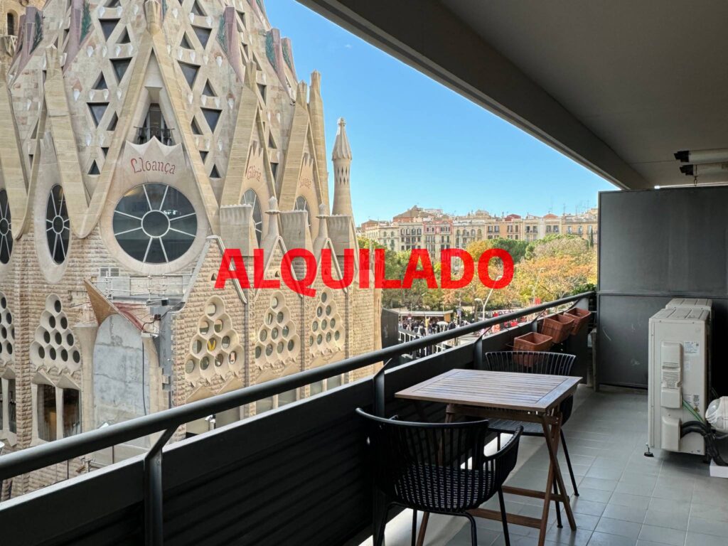 Piso Alquier Temporal Sagrada Familia Barcelona PS-20231